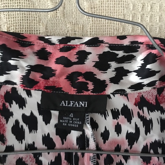 Brand New Alfani Long Sleeve Blouse - Size 4 - Picture 1 of 8